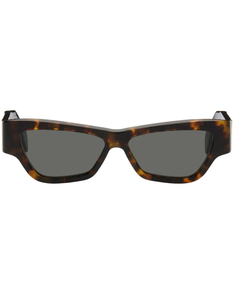 RETROSUPERFUTURE Tortoiseshell Nameko Sunglasses Burnt