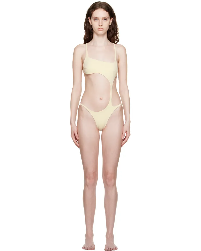 Isa Boulder Beige Stingray One-Piece Swimsuit Calico