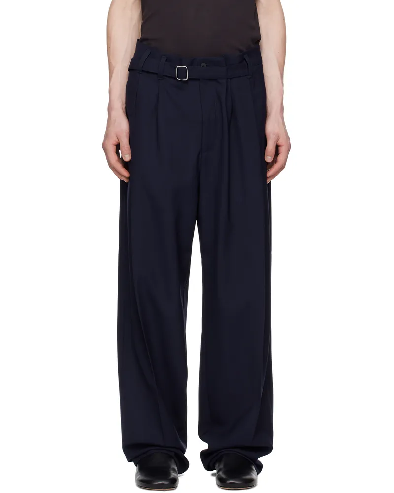 Jacquemus Navy La Croisière 'The Canevas' Trousers 380
