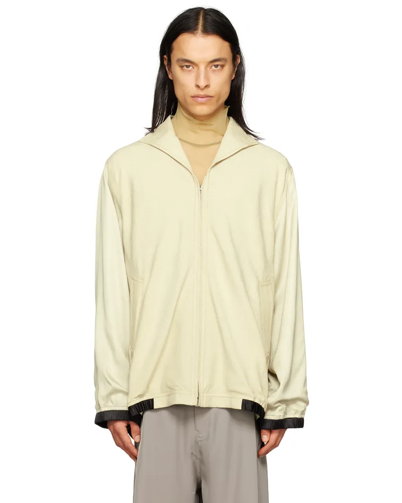 CORNERSTONE Beige Paneled Jacket Lemon