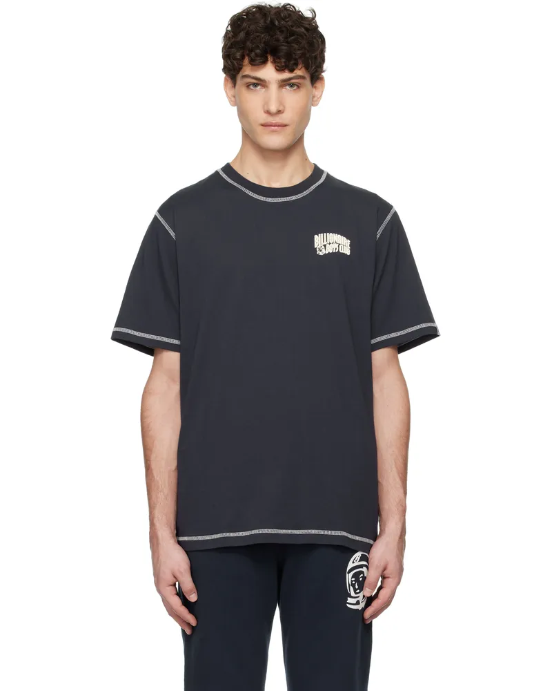 Billionaire Boys Club Navy Small Arch Logo Contrast Stitch T-shirt Navy