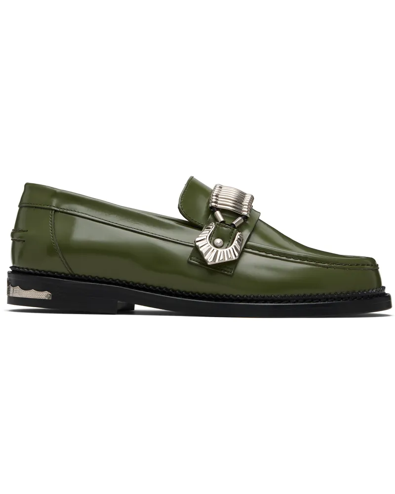 Toga SSENSE Exclusive Khaki Polido Loafers 1khaki