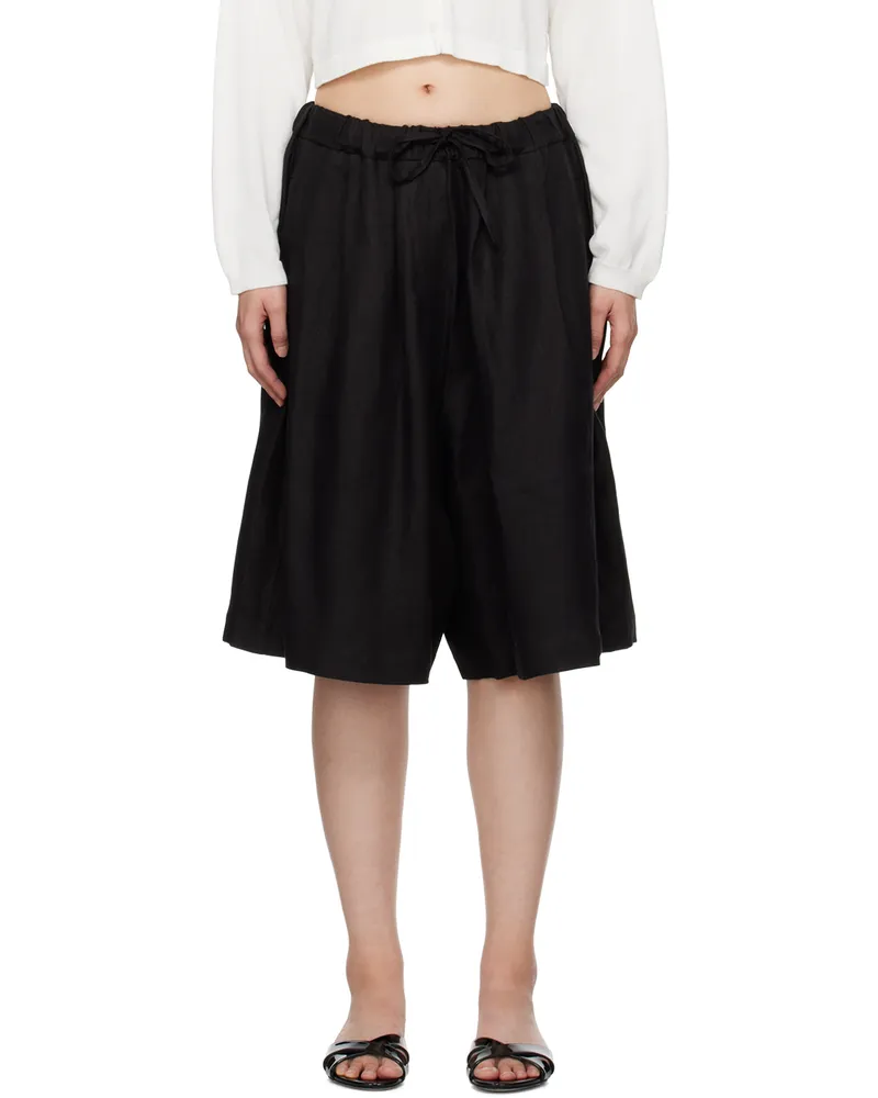 CORDERA Black Maxi Shorts Black