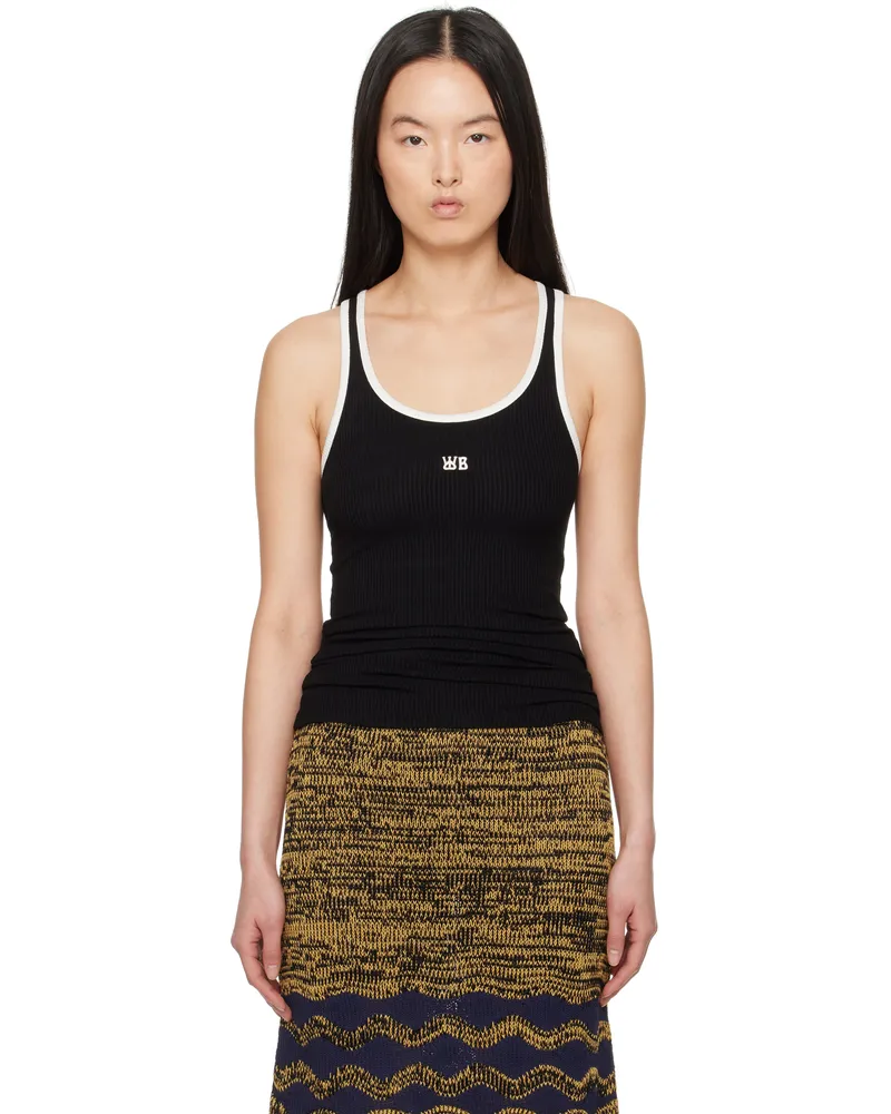 Wales Bonner Black Sonic Tank Top Black