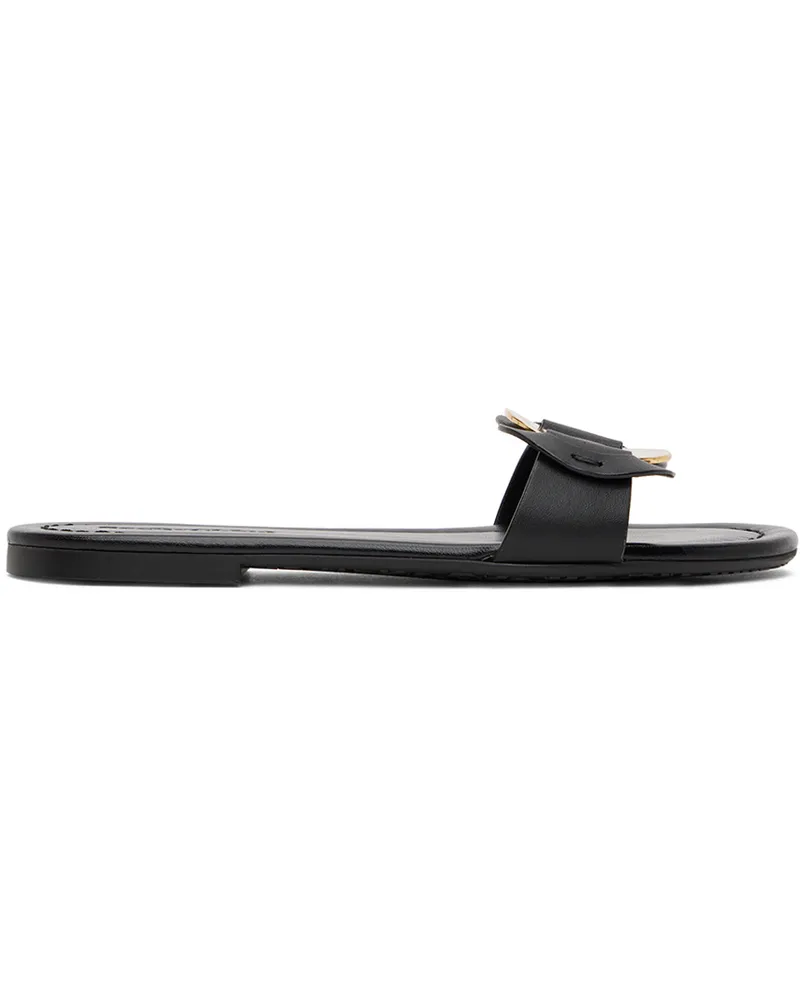 See by Chloé Black Chany Flat Sandals 001
