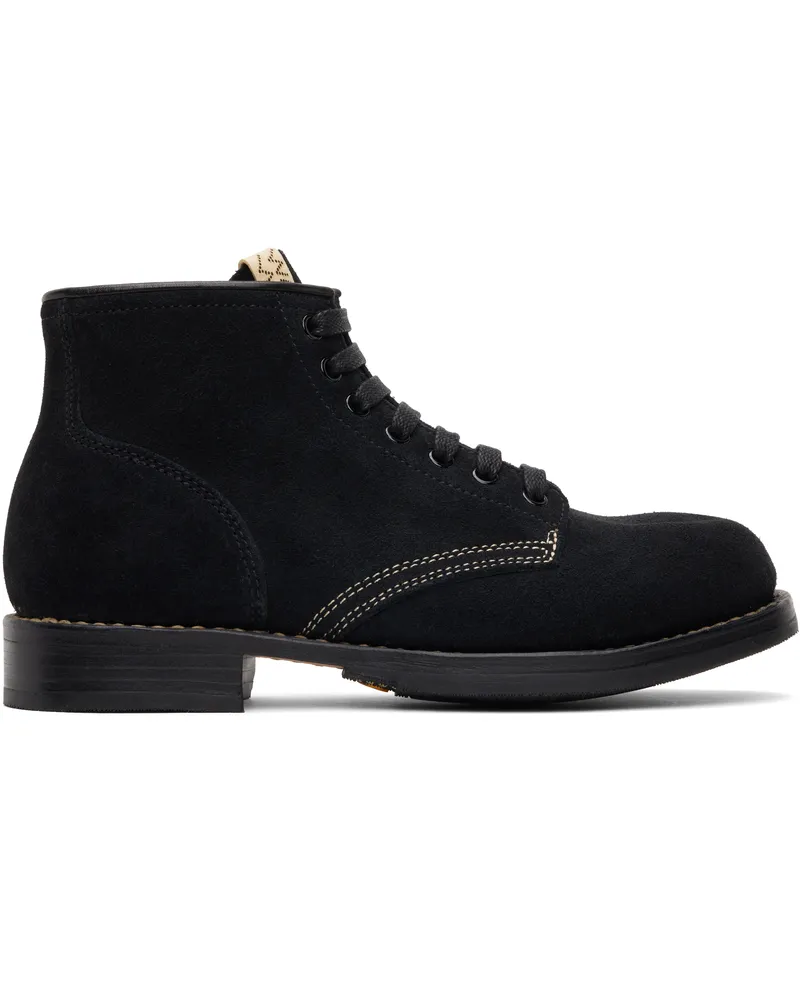 Visvim Black Brigadier-Folk Boots Black