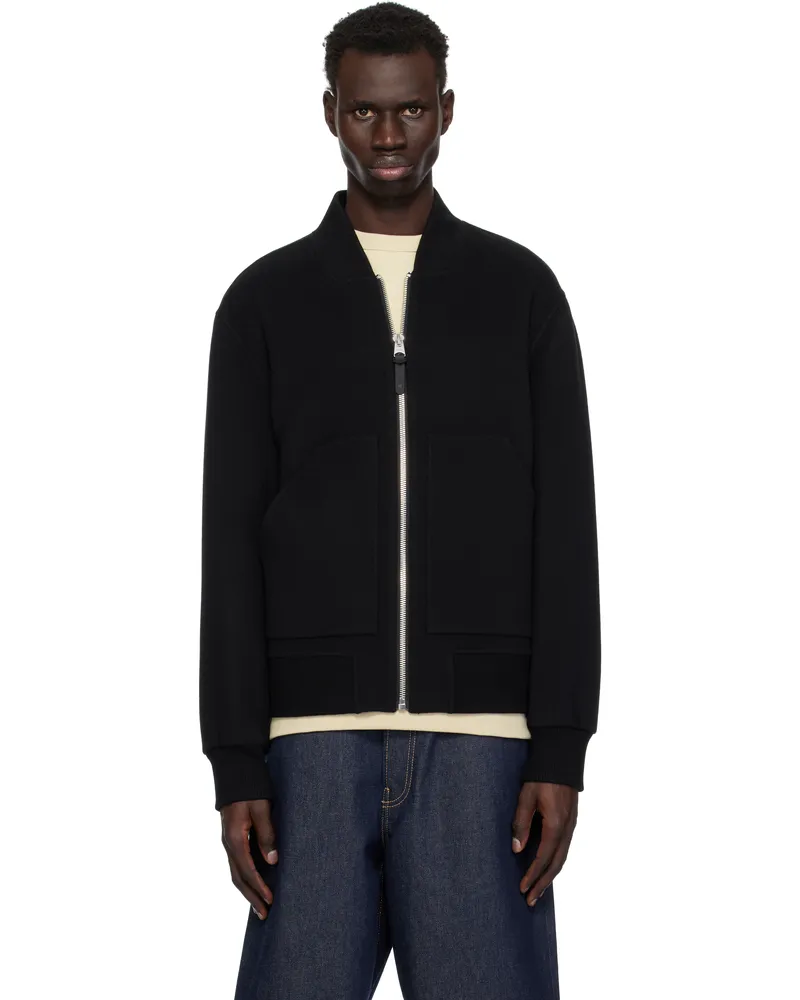 Mackage Black Emilio Bomber Jacket Black