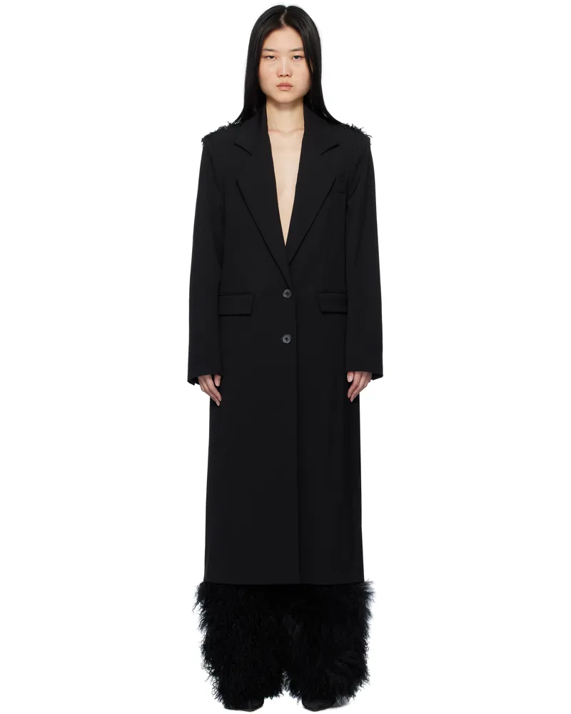 16ARLINGTON Black Arca Coat Nero