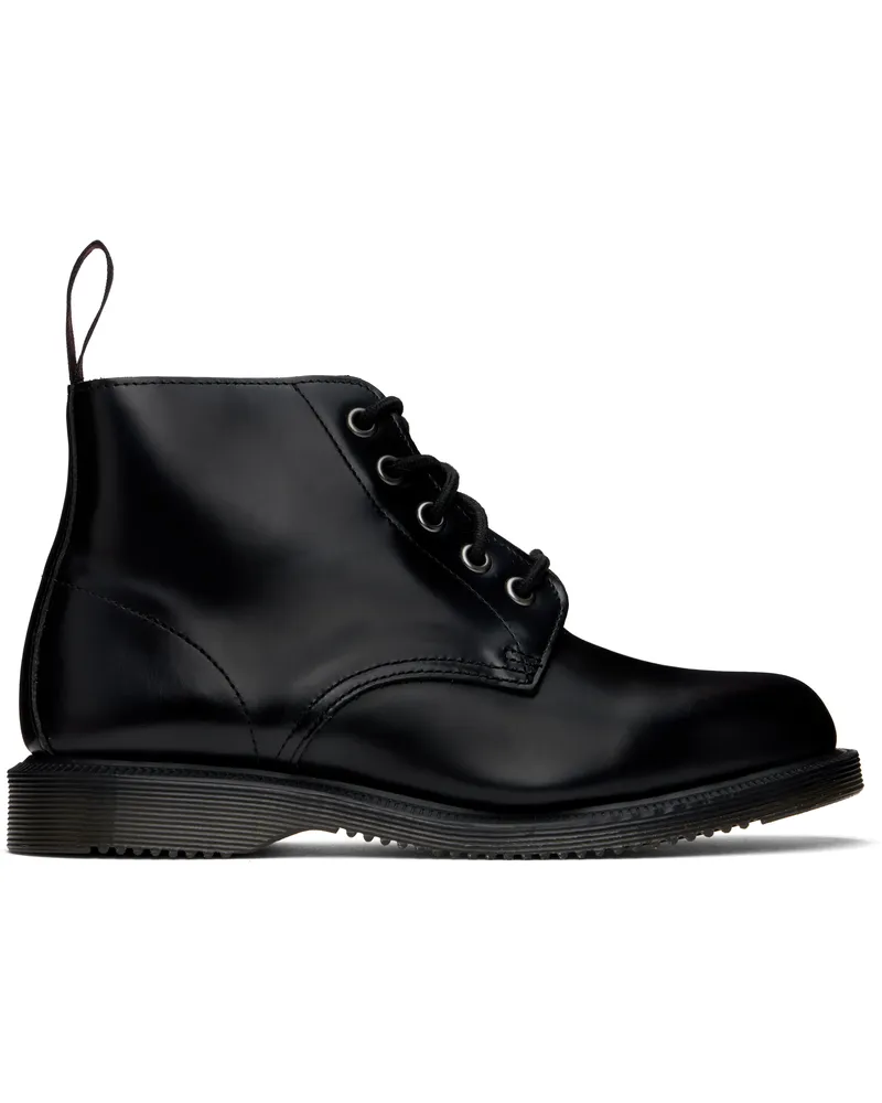 Dr.Martens Black Emmeline Smooth Lace Up Boots Black