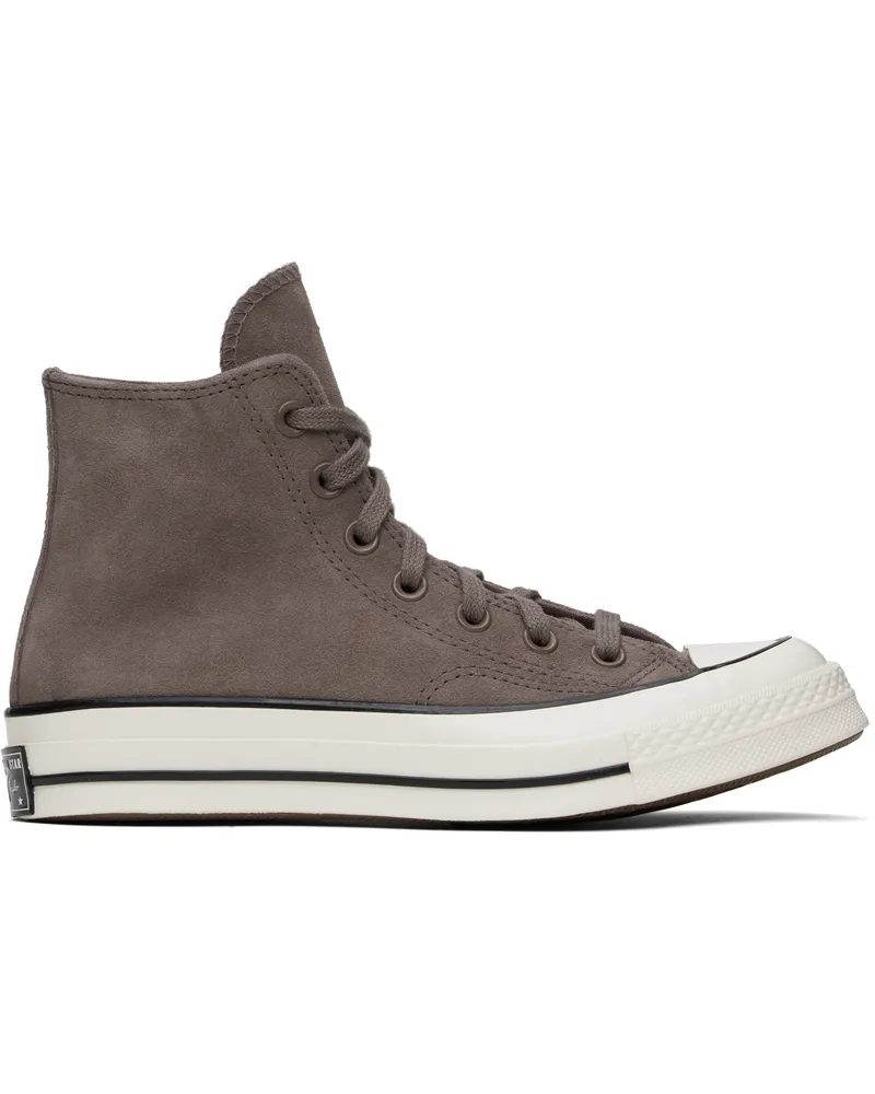 Converse Taupe Chuck 70 Heritage Suede Sneakers Pure