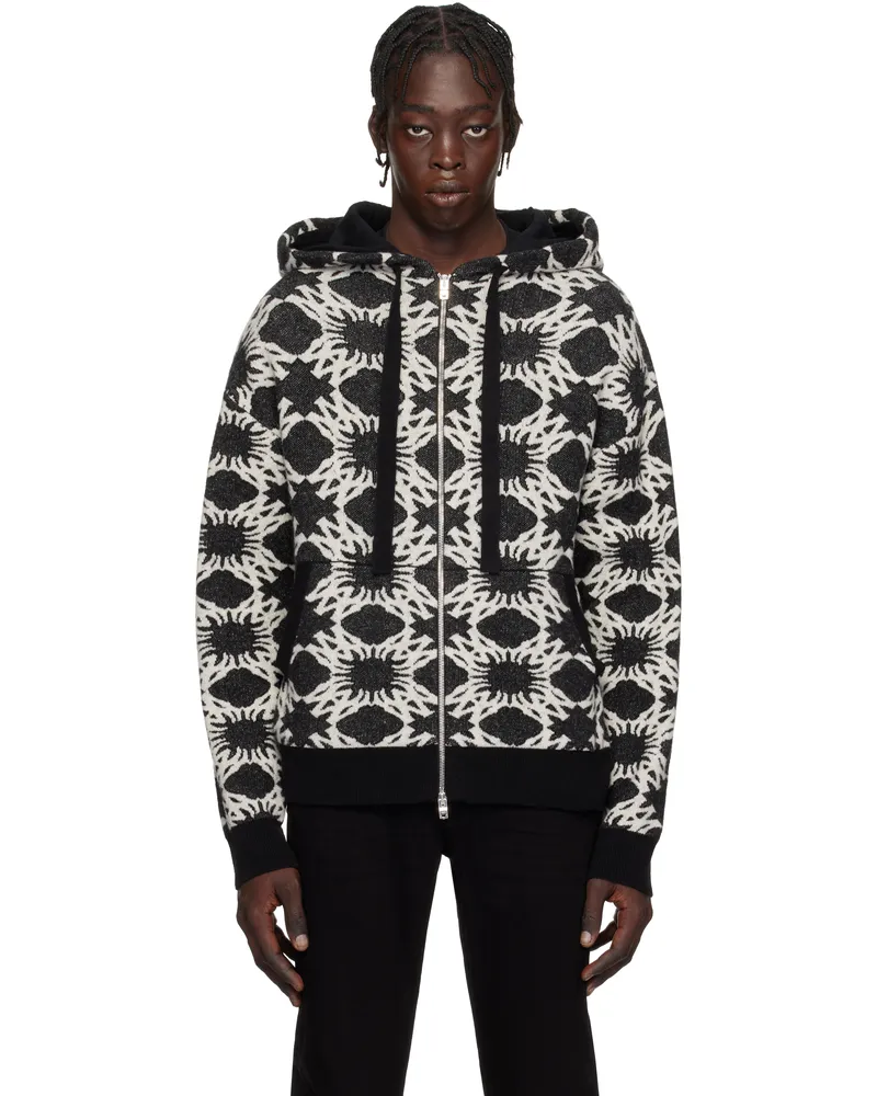 Amiri Black MA Quad Hoodie Black