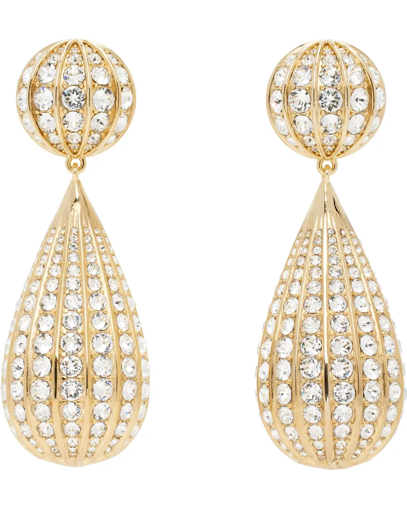 Valentino Garavani Gold Poétiques Des Gouttes Earrings 9mn