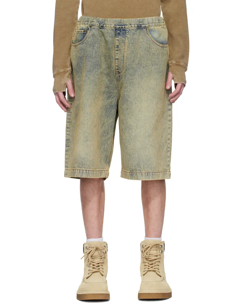 Entire Studios Blue Spar Denim Shorts Surfacewave