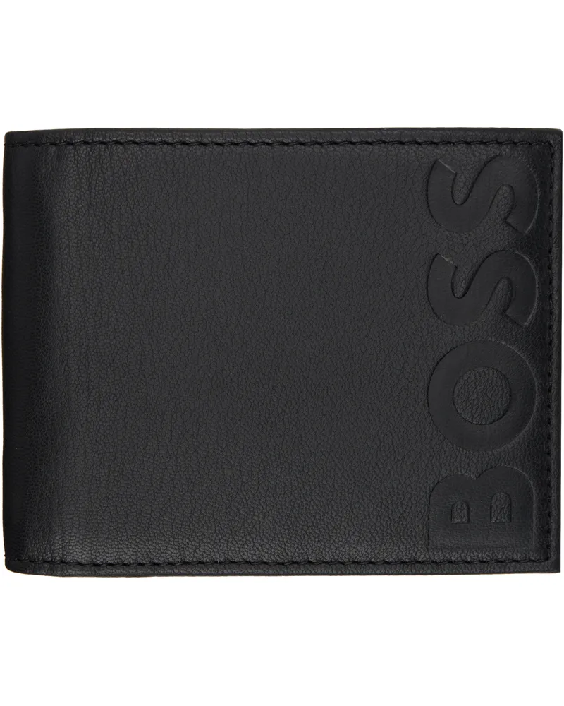 HUGO BOSS Black Embossed Logo Wallet 001-black