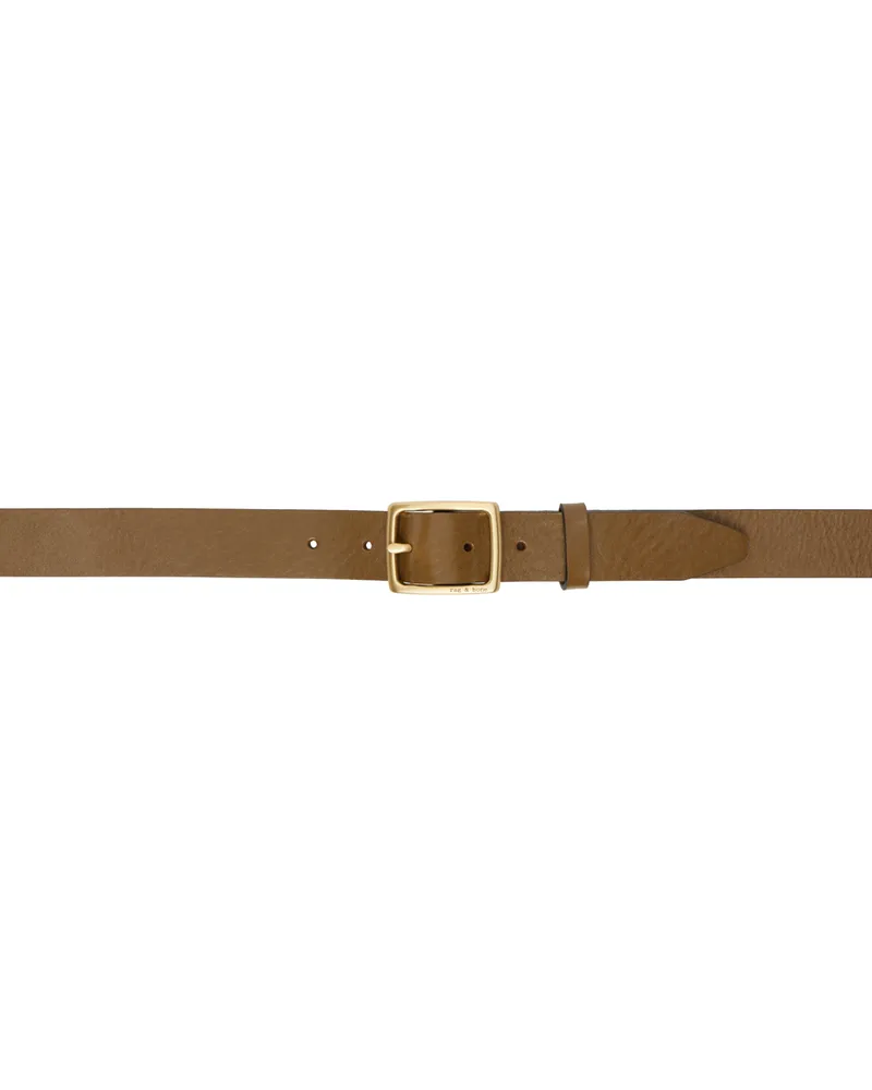 Rag & Bone Brown Boyfriend Belt Chestnut