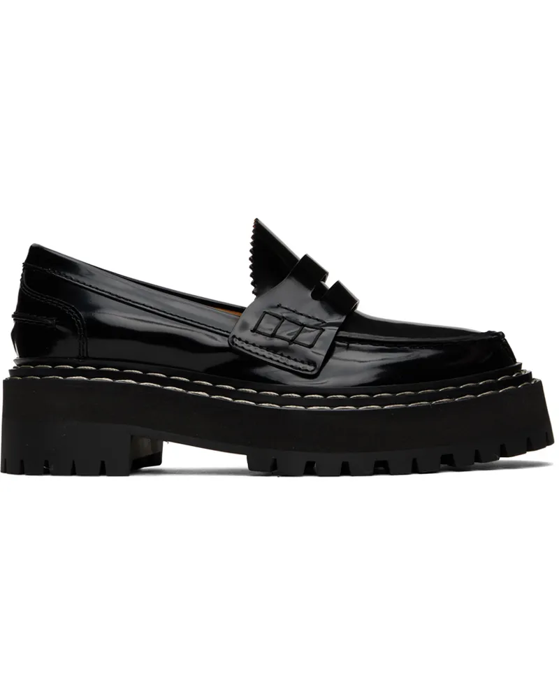 Proenza Schouler Black Platform Loafers 999