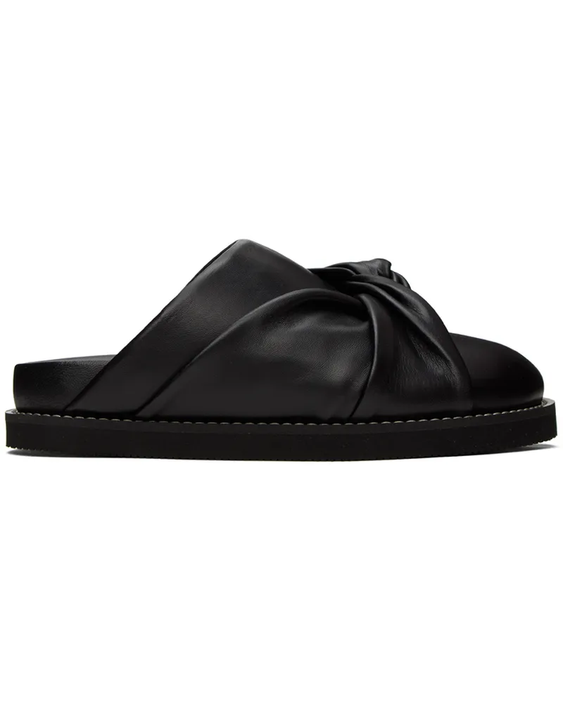 Joseph Black Big Knot Loafers Black
