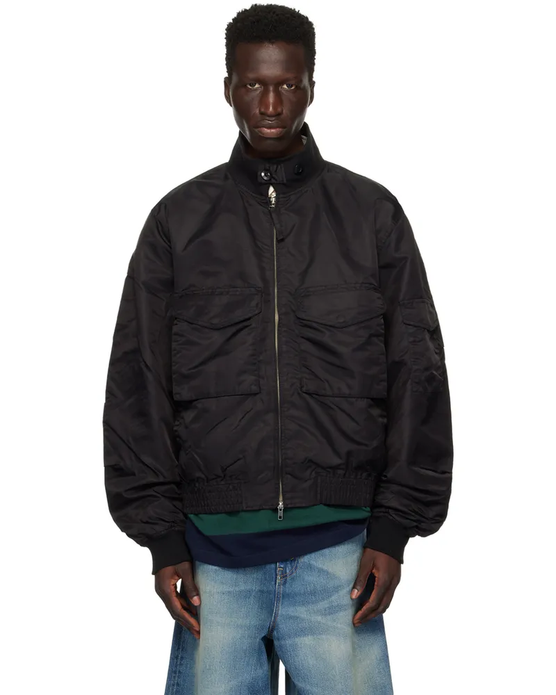 Uniform Bridge Black G8 Wep Bomber Jacket Black