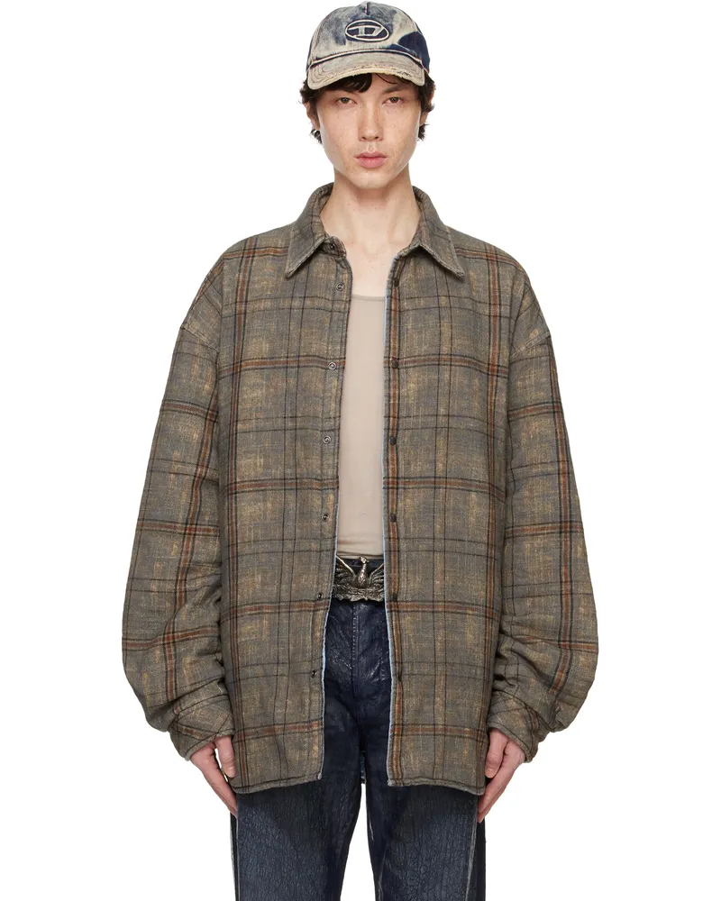 Diesel Green S-Hamme Jacket 5ev