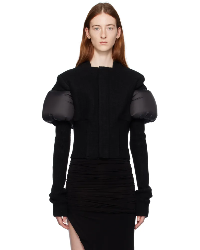 Rick Owens Black Bouchon Jacket 09