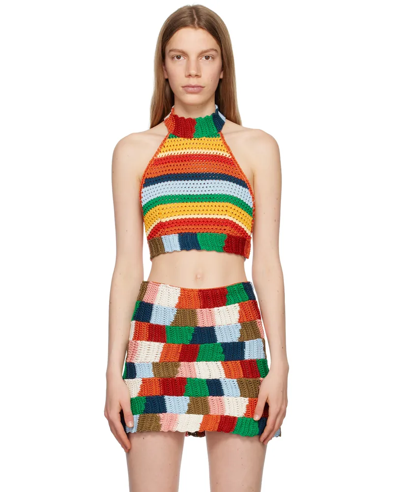 Marni Multicolor No Vacancy Inn Edition Striped Tank Top 00x99