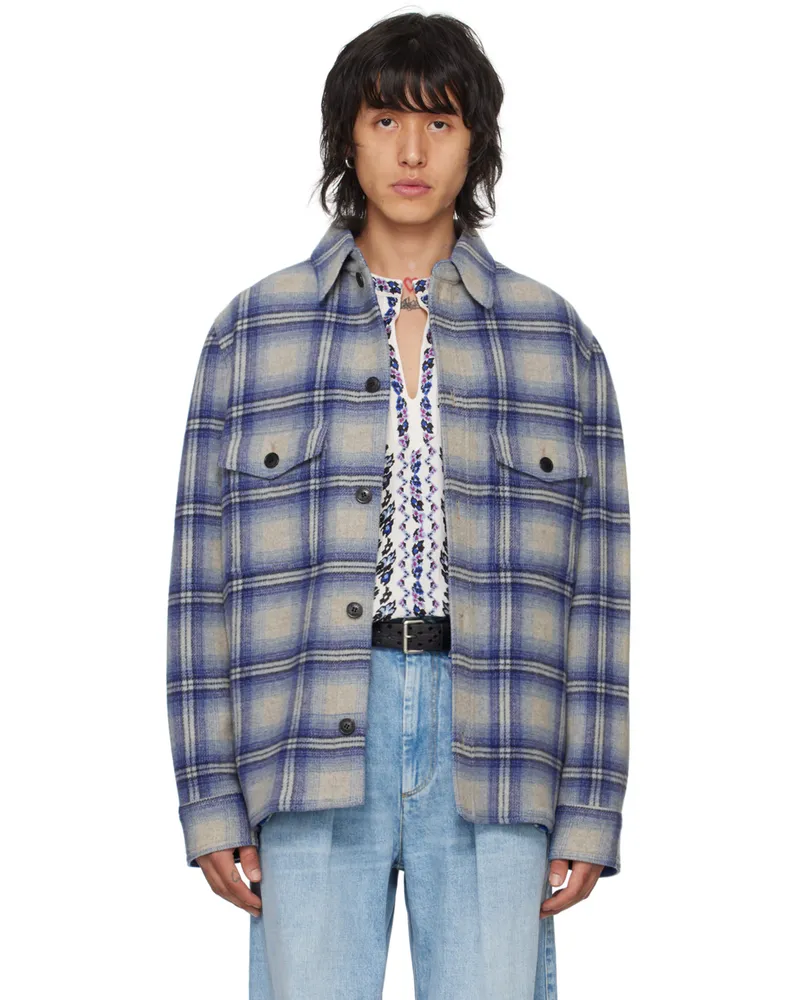 Isabel Marant Blue Kervon Jacket 30bu
