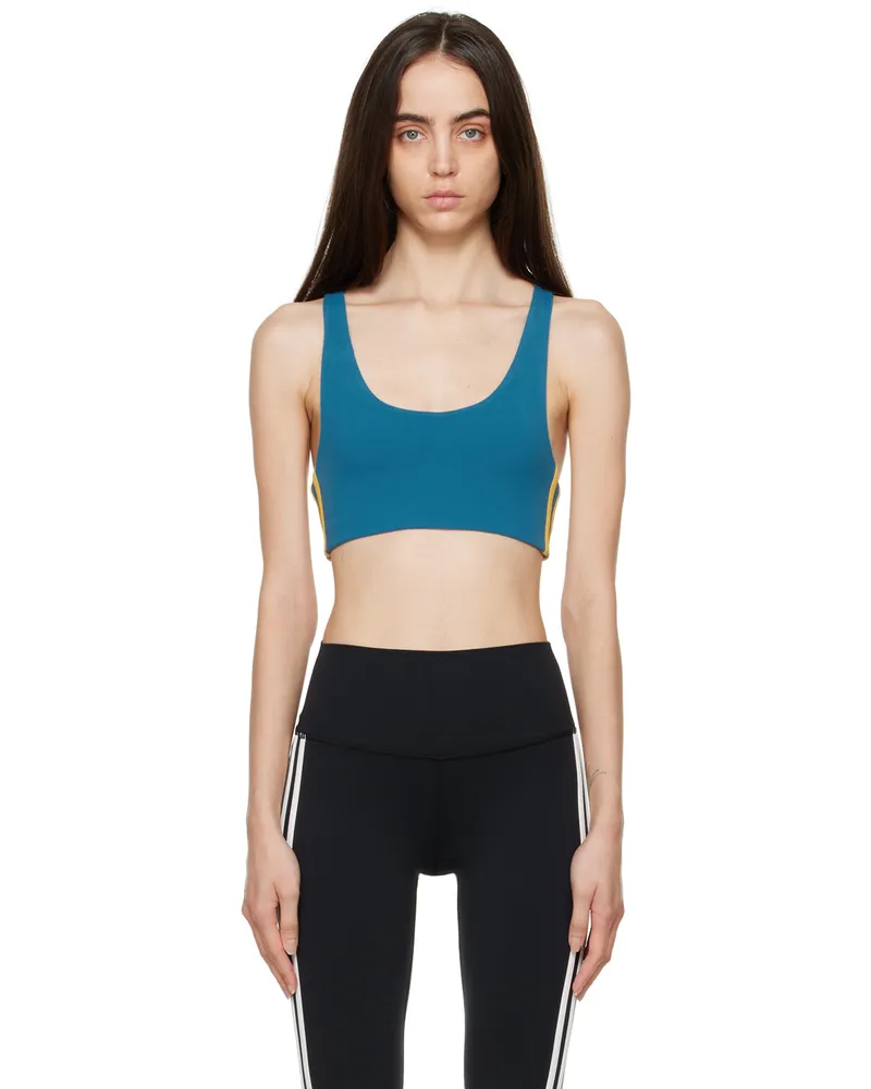 SPLITS59 Blue Ella Airweight Sport Bra Stone