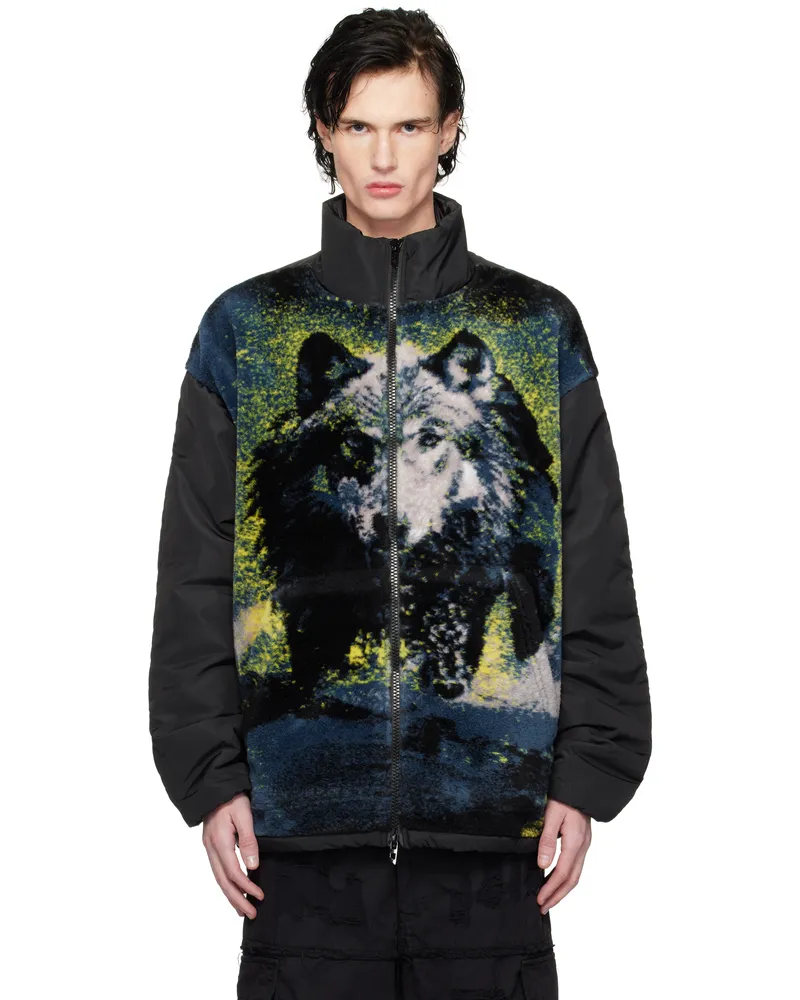 Diesel Black S-Berto-Teddy Jacket 9xx