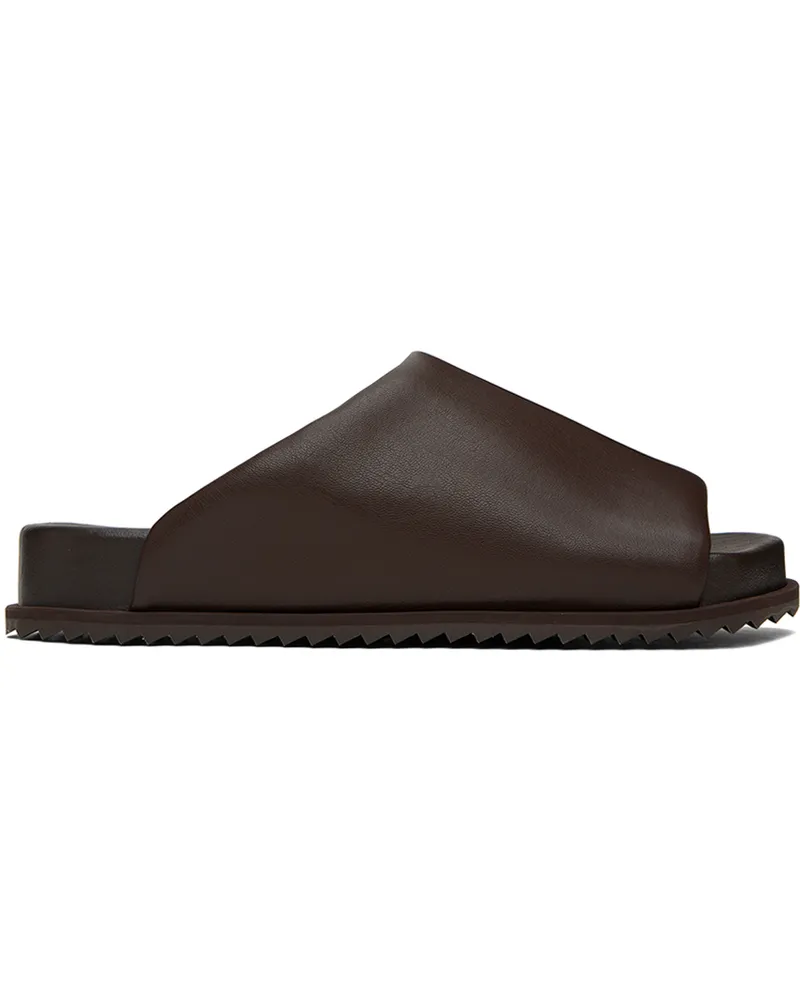 YUME YUME Brown Finn Slides Vanquish