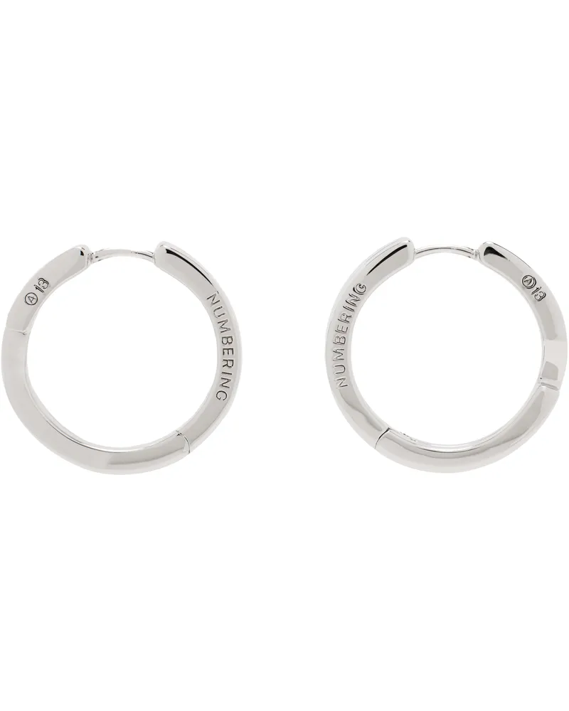 Numbering 7129 Earrings Silver