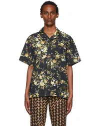 Erdem Black Philip Shirt Olive