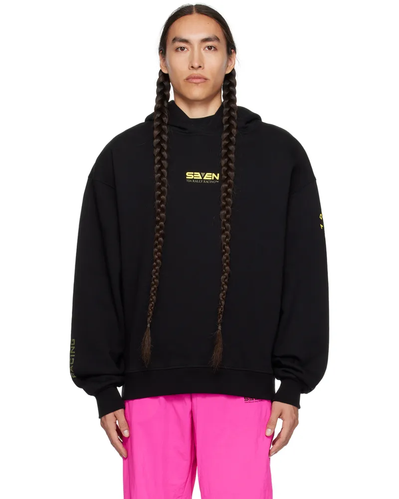 7 DAYS Active Black Oversized Hoodie 954