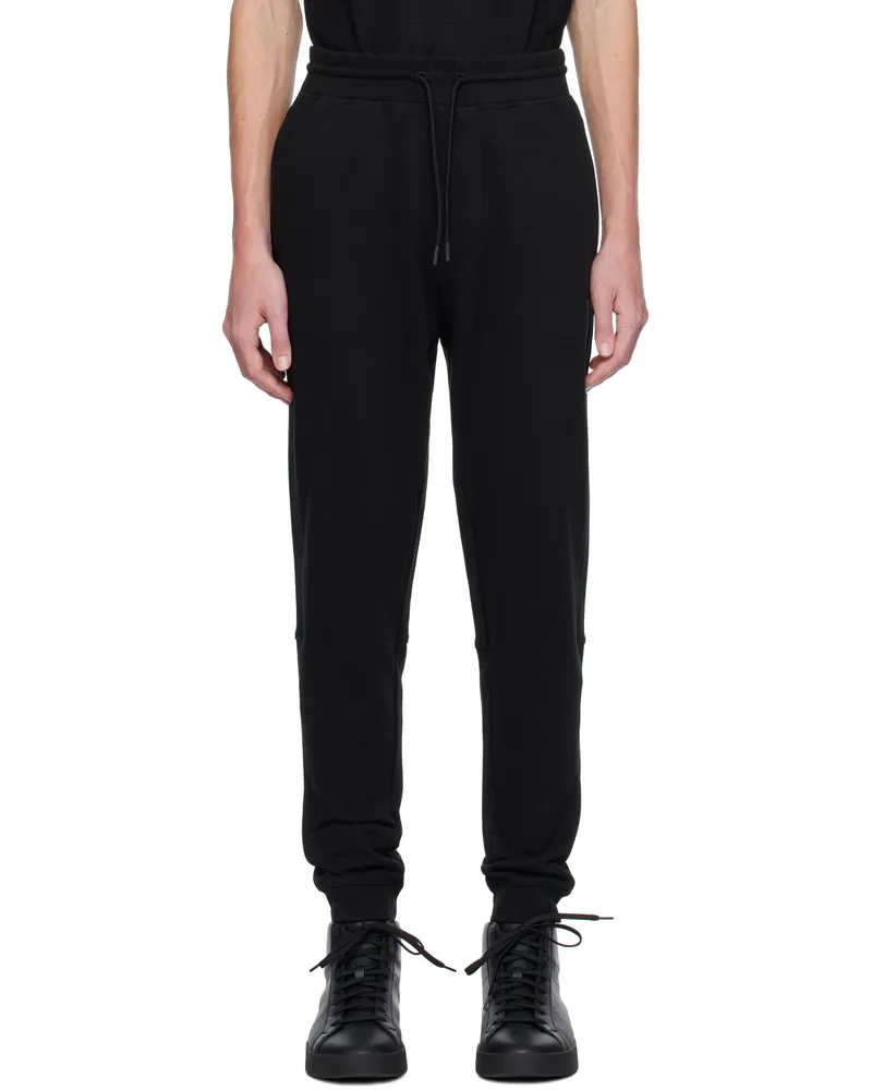 HUGO BOSS Black Logo Patch Track Pants 001-black