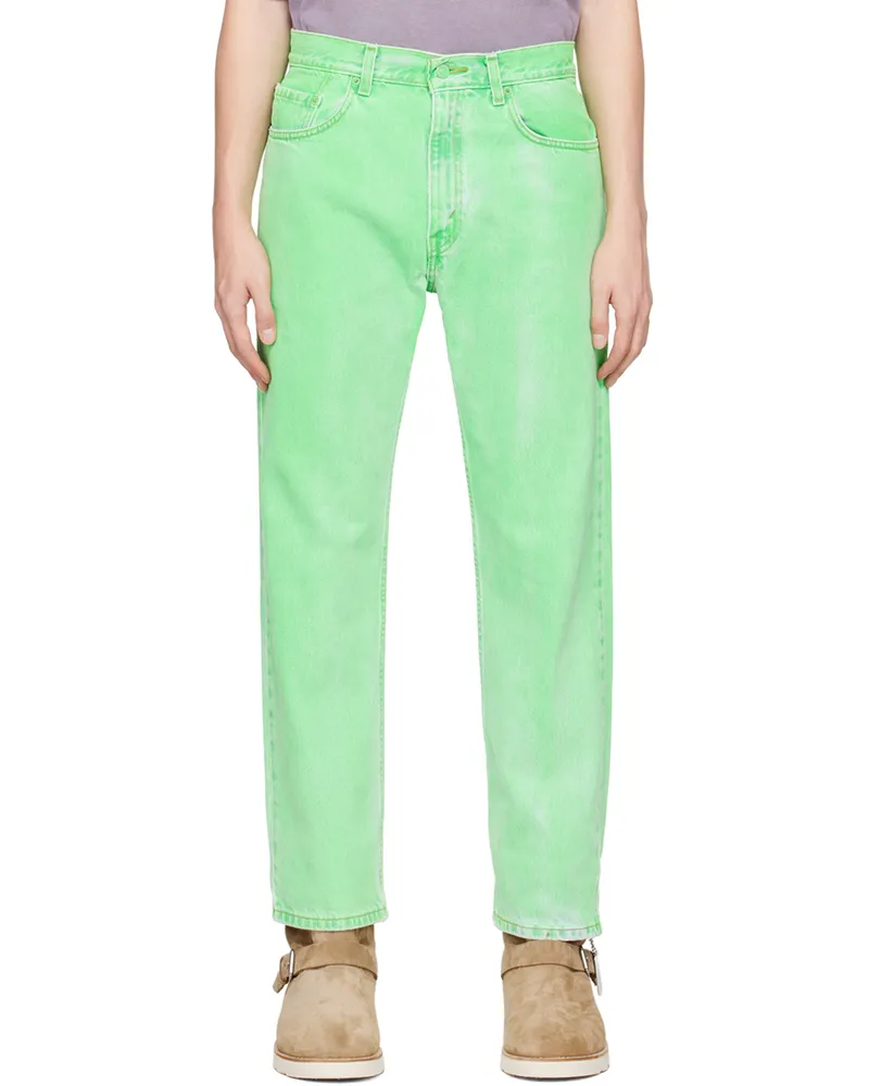 NotSoNormal Green High Jeans Neon