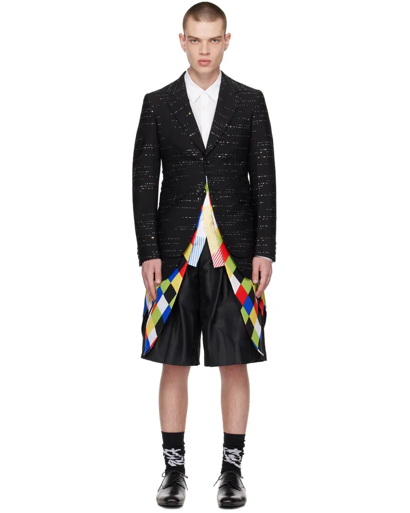 Comme des Garçons Black Sequin Blazer 1