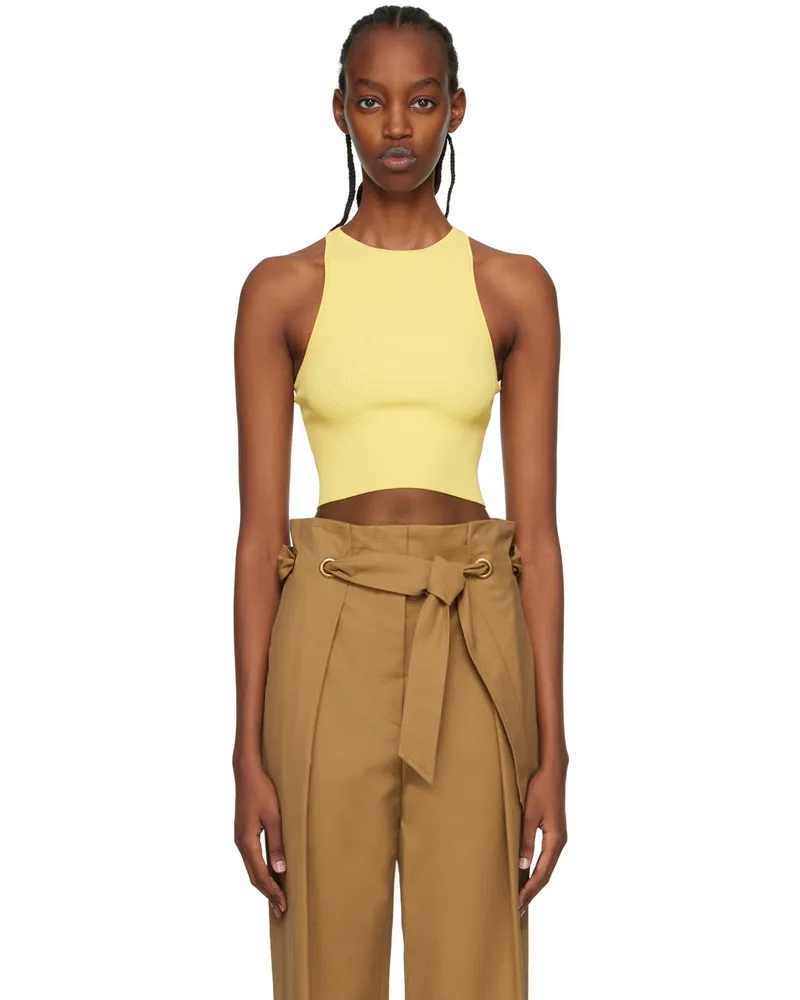 Max Mara Yellow Turku Tank Top 007