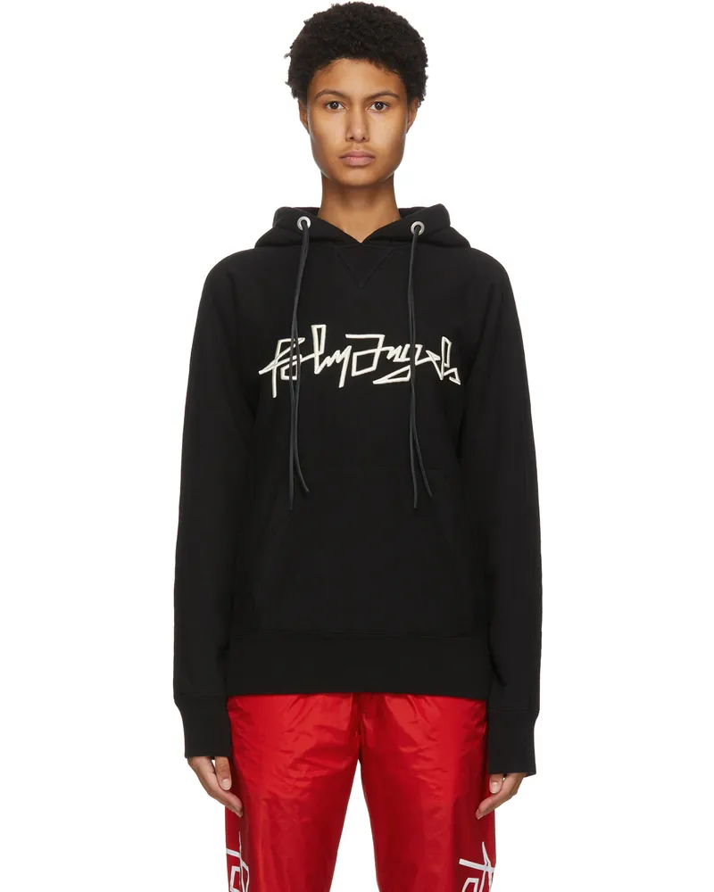 Palm Angels Black Desert Logo Hoodie Black