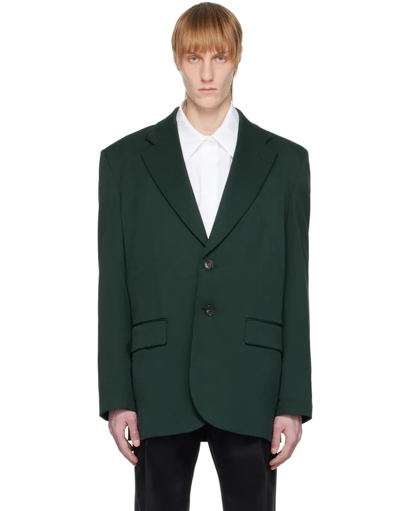 Maison Margiela Green Padded Blazer 650