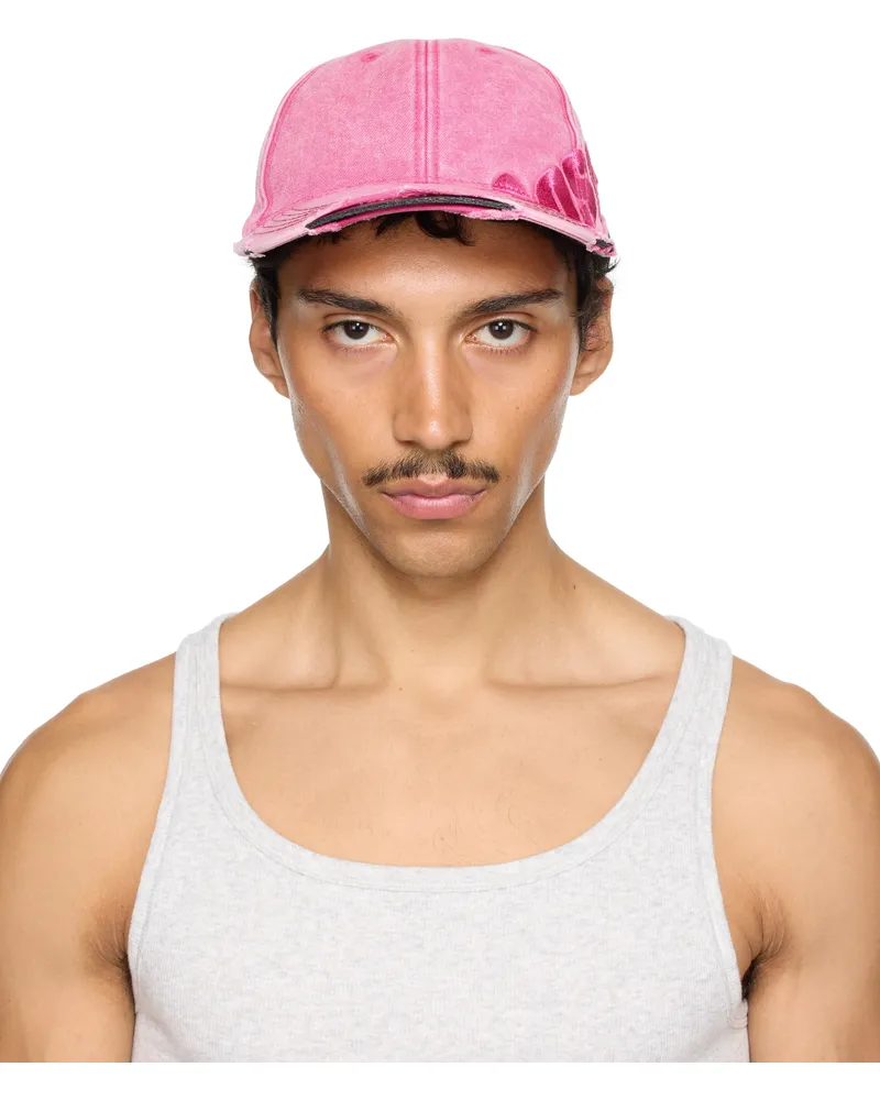 Martine Rose SSENSE Exclusive Pink Roll Back Cap Pnk