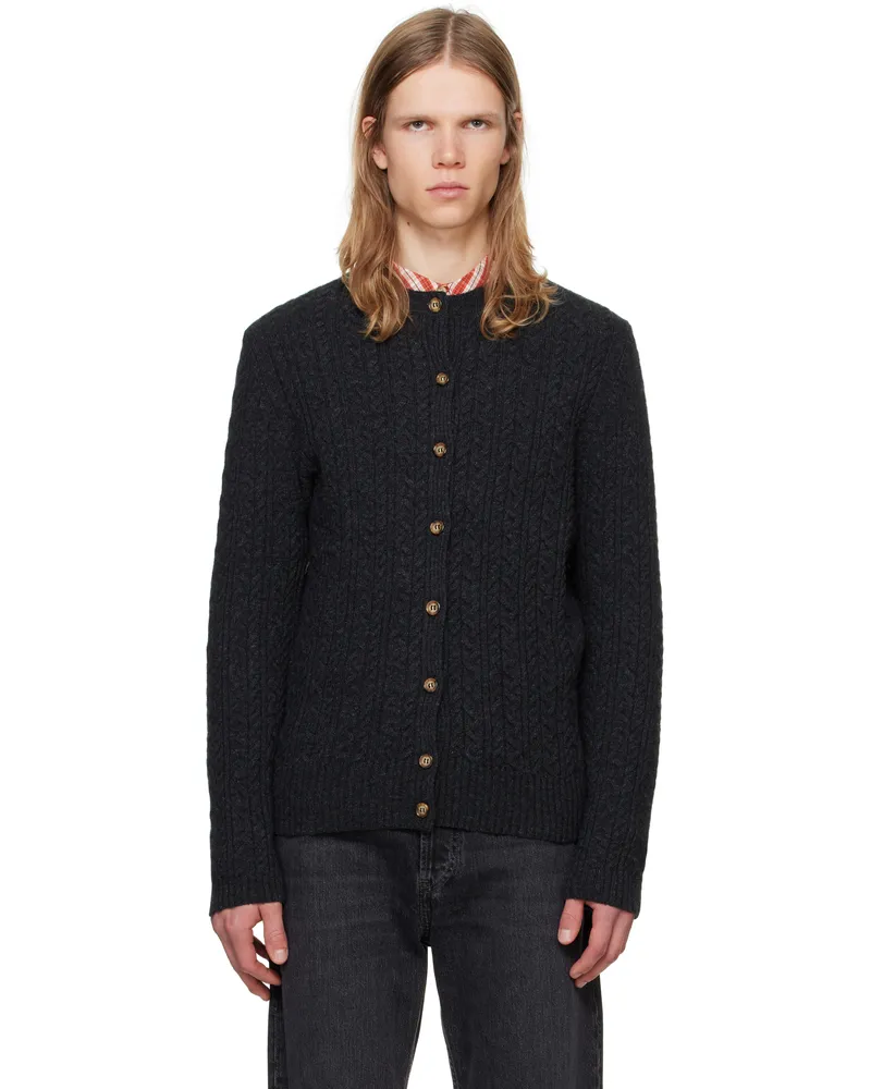 GIMAGUAS Gray Ozette Cardigan Grey