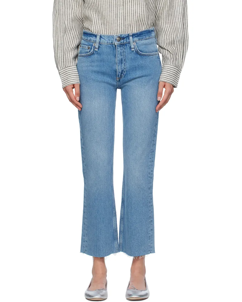 Rag & Bone Blue Peyton Ankle Bootcut Jeans Benson