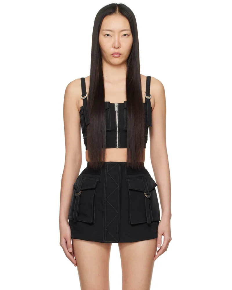 Dion Lee Black Aviator Camisole Black