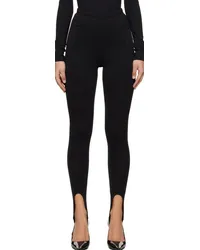 WARDROBE.NYC Black Stirrup Leggings Black