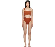 Orange IU One-Piece Swimsuit
