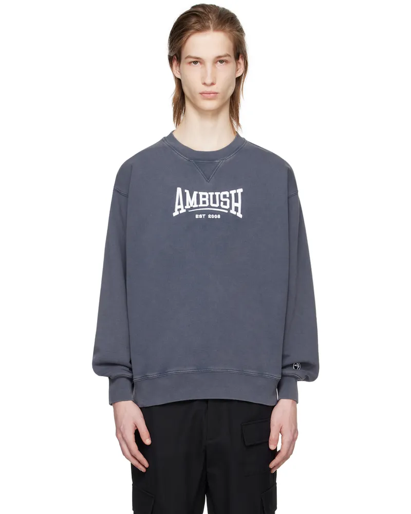 AMBUSH Navy Embroidered Sweatshirt Navy