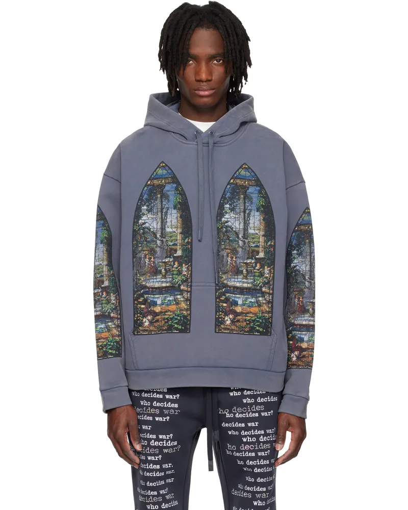 WHO DECIDES WAR Indigo Apparent Hoodie Indigo
