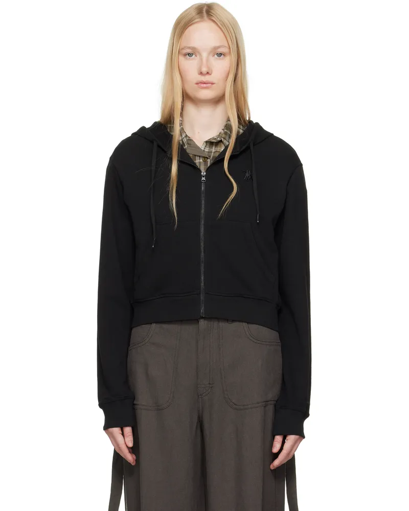 OPEN YY Black Lounge Zip Hoodie Black