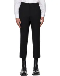 N.HOOLYWOOD Black Tapered Trousers Black