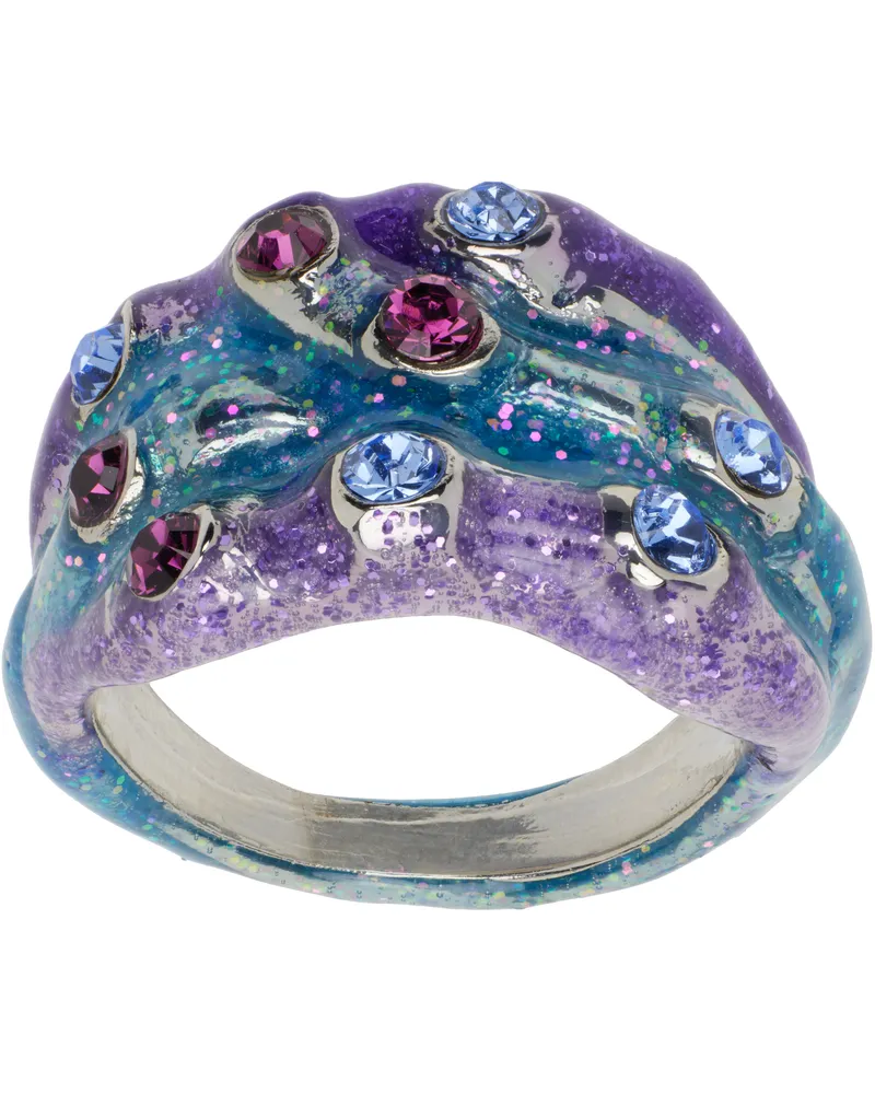 Collina Strada Stacked Ring Periwinkle