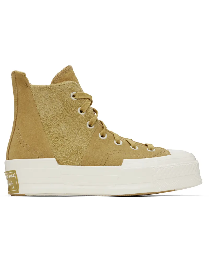 Converse Beige Chuck 70 Plus Suede Sneakers Dunescape